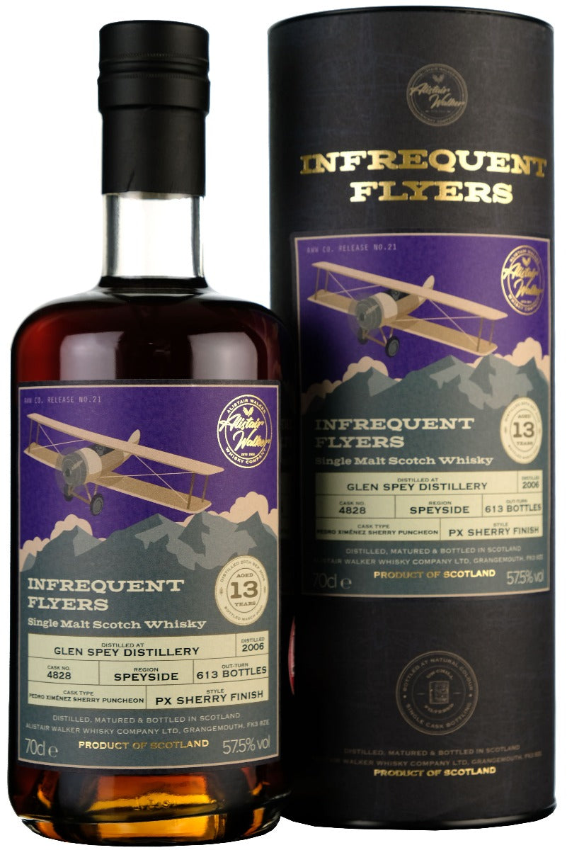 Glen Spey 2006-2020 | 13 Year Old Infrequent Flyers Single Cask 4828