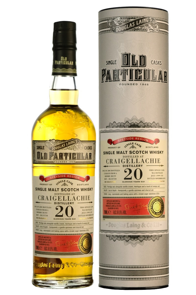 Craigellachie 1999-2019 | 20 Year Old | Old Particular |Single Cask DL13710