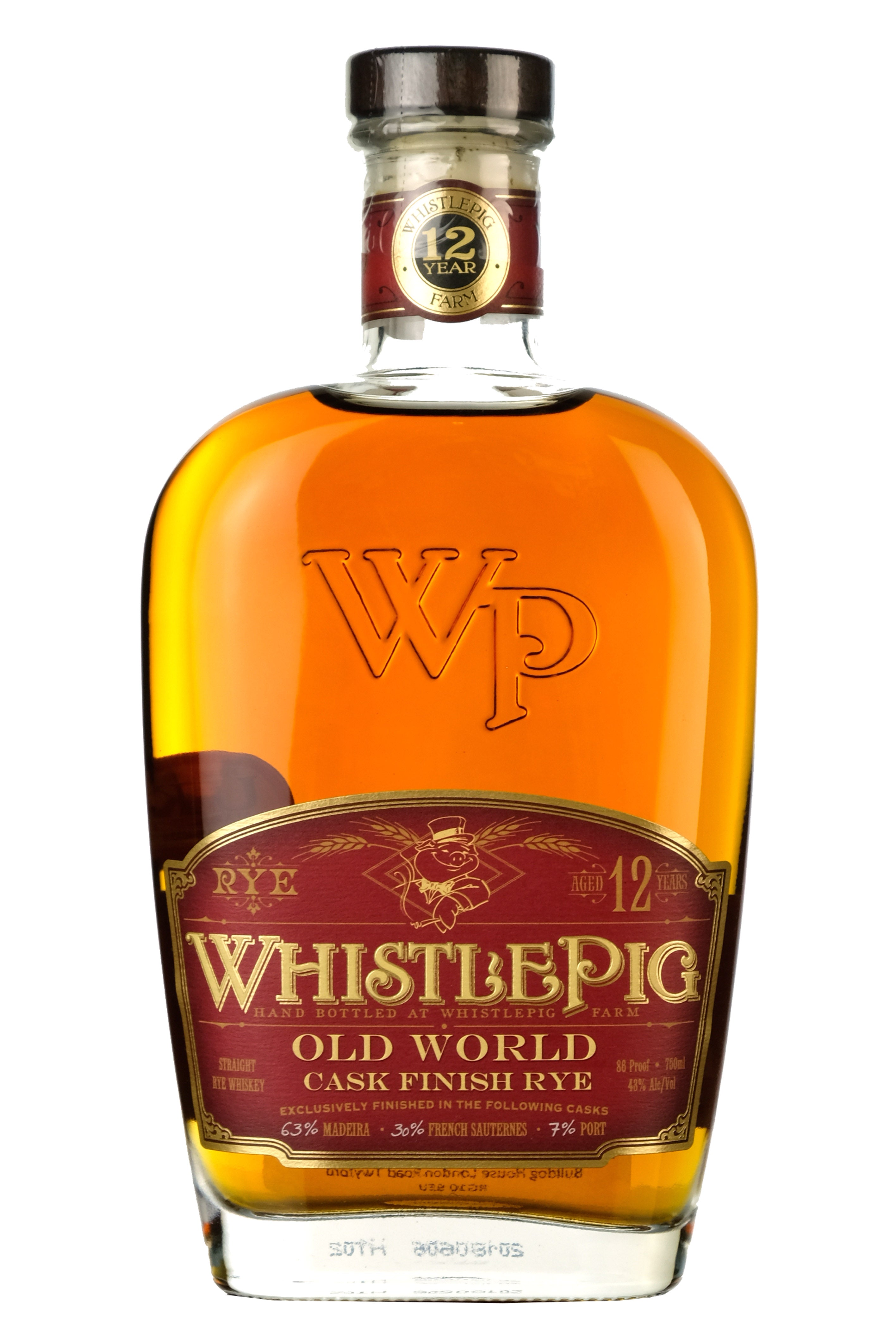 WhistlePig 12 Year Old | Old World Cask Finish Rye
