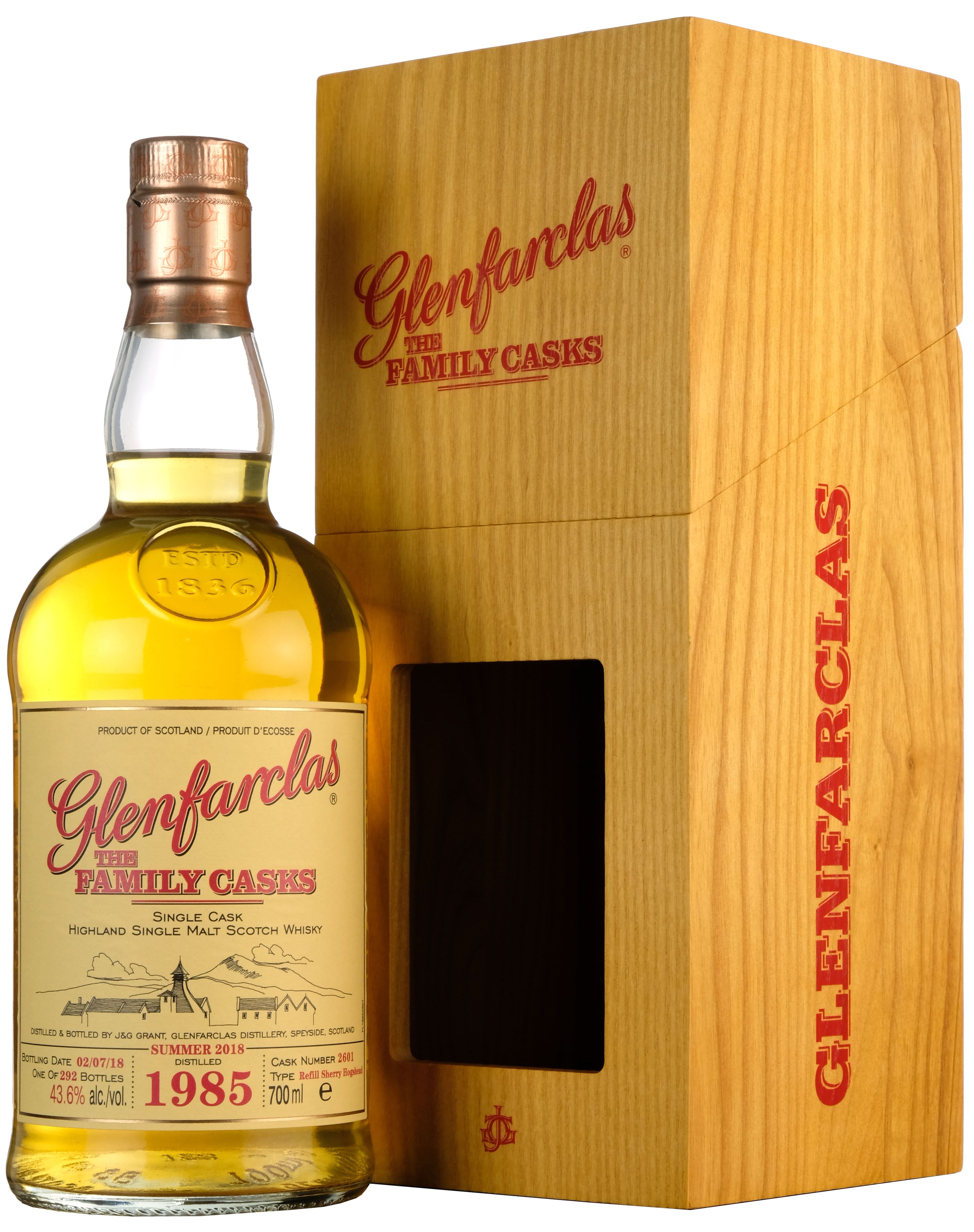 Glenfarclas 1985-2018 | 32 Year Old The Family Cask 2601