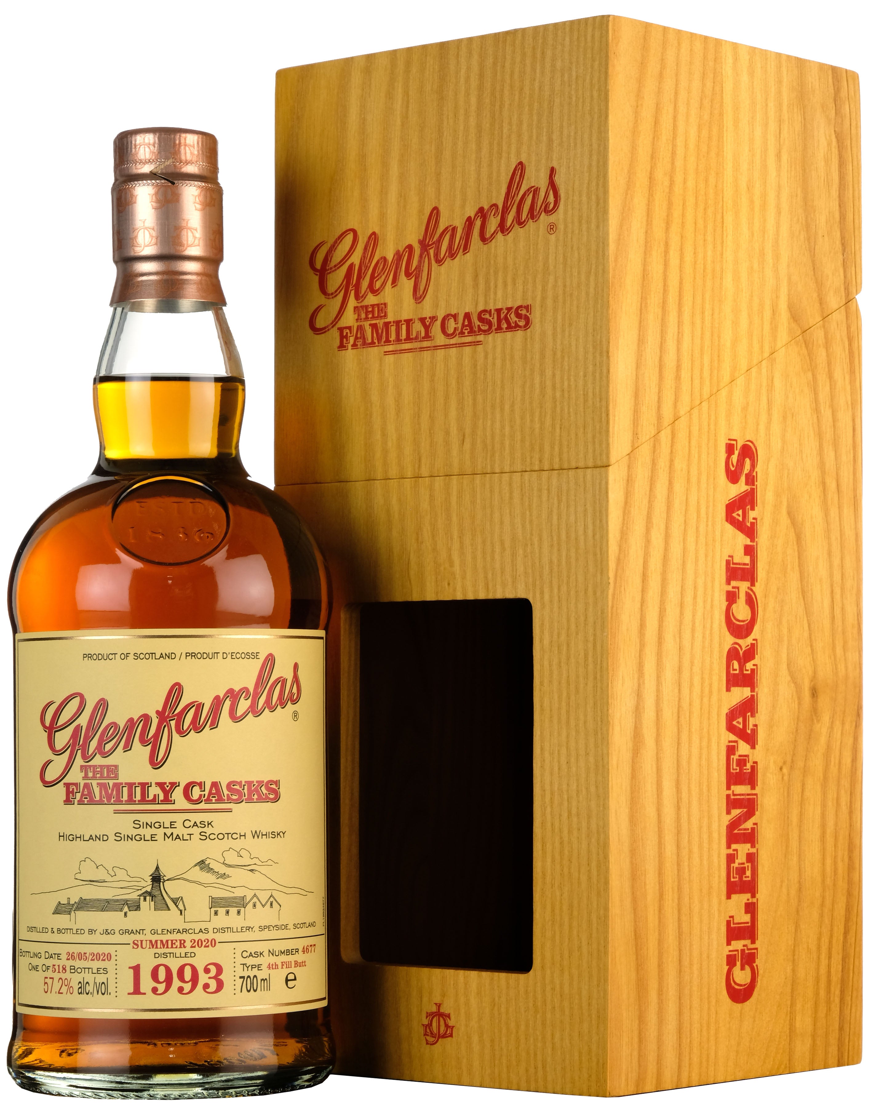 Glenfarclas 1993-2020 | 26 Year Old The Family Cask 4677