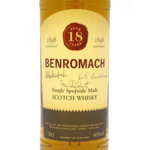 Benromach 18 Year Old