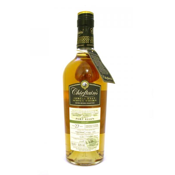 port ellen, 1982, chieftains, choice, 27, year, old, islay, single, malt, scotch, whisky, whiskey