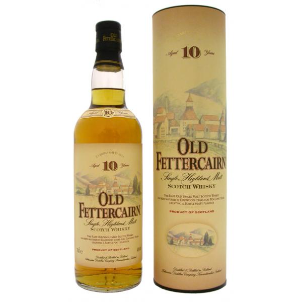 old, fettercairn, 10, year, old, highland, single, malt, scotch, whisky, whiskey