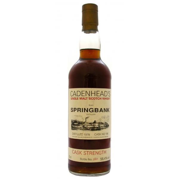 cadenhead, springbank, 1978, cask, number, 196, campbeltown, single, malt, scotch, whisky, whiskey