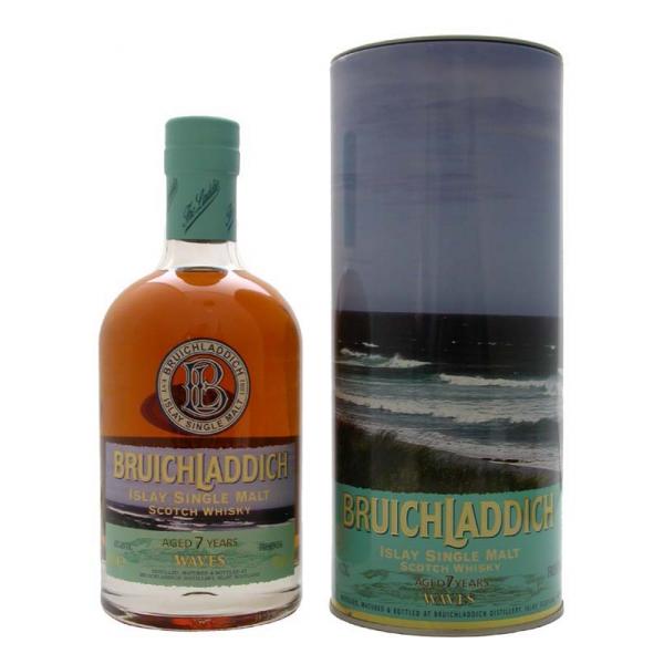 bruichladdich, waves, 7, year, old, single, malt, scotch, whisky, whiskey