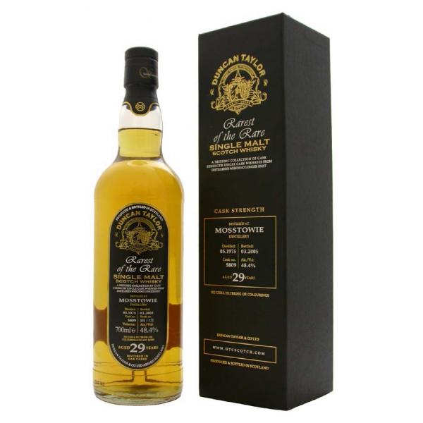 mosstowie, 1975, 29, year, old, duncan, taylor, rarest, of, the, rare, speyside, single, malt, scotch, whisky, whiskey