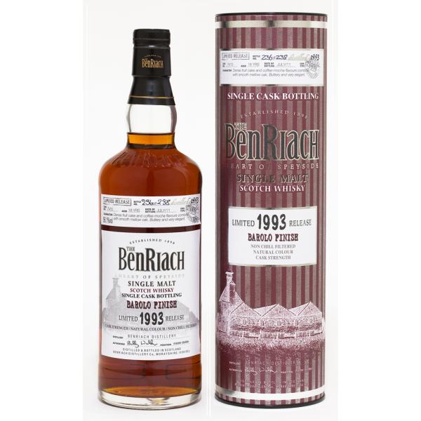 benriach, 1993, 18, year, old, cask, 7415, barolo, hogshead, bottled, july, 2011, speyside, single, malt, scotch, whisky, whiskey