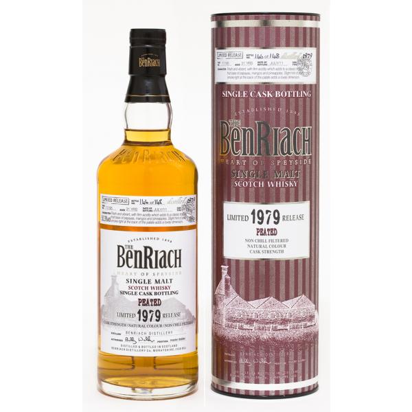 benriach 1979, 31 year old, cask 11195 borbon barrel bottled, july 2011, speyside single malt scotch whisky, whiskey